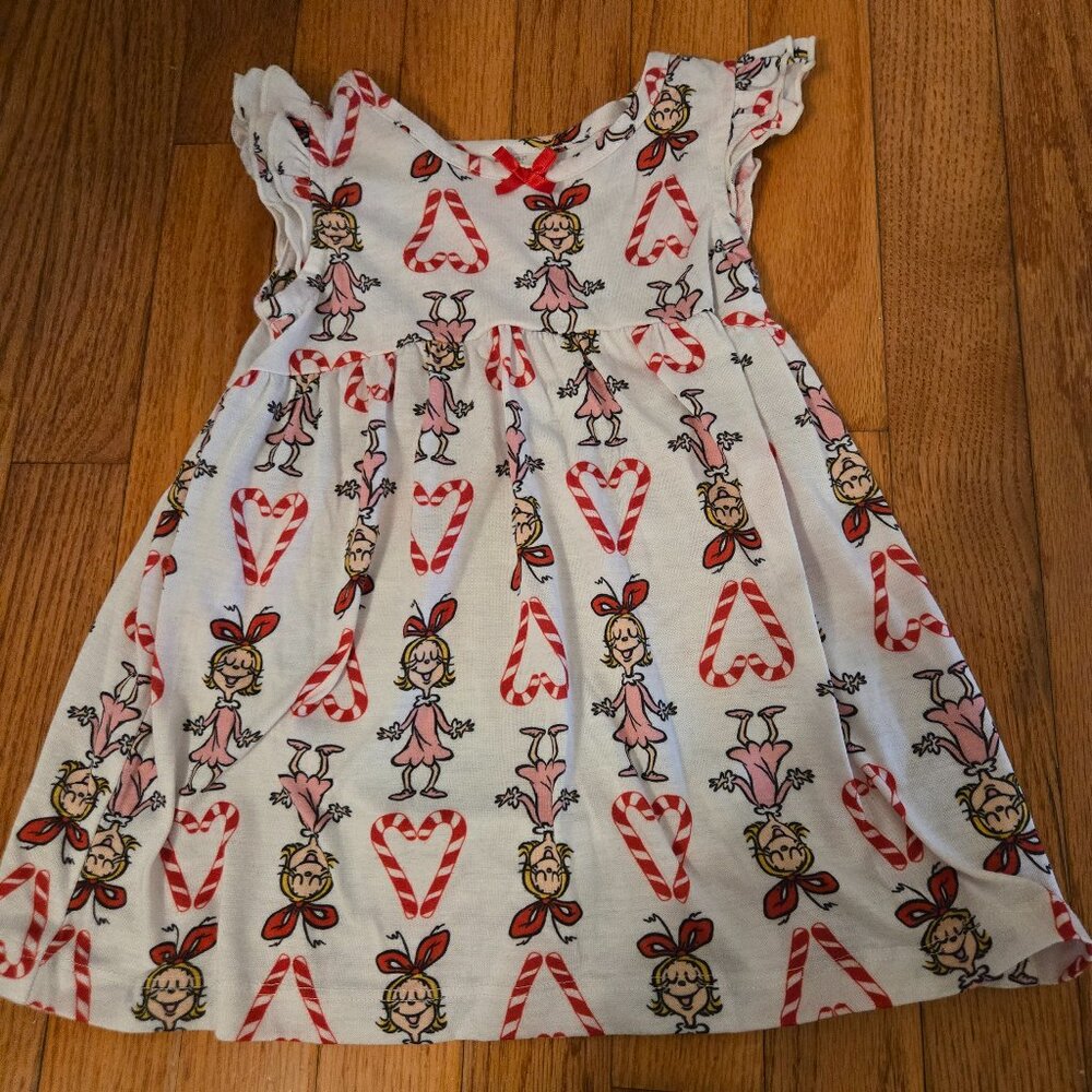 Girls Size 2T Grinch Cindy Lou Who Nightgown by Hanna Andersson
